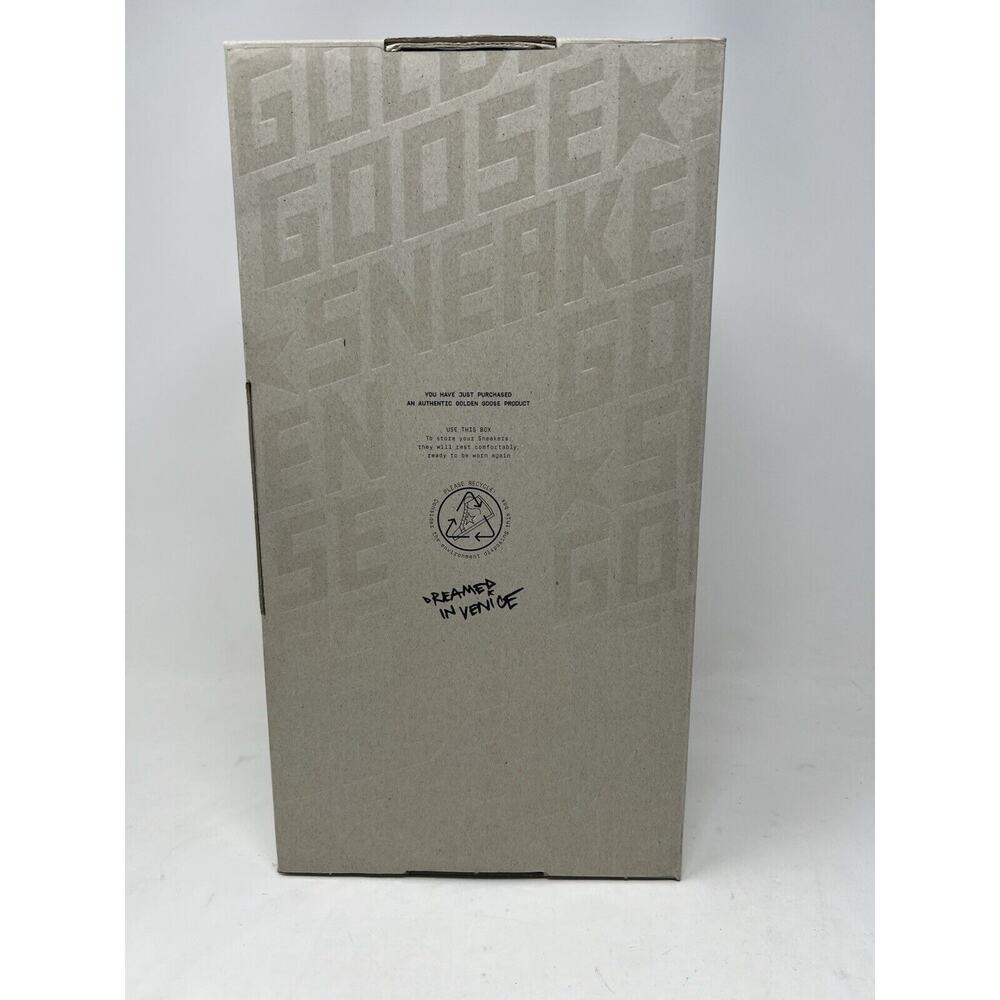 NIB Golden Goose Hi Star Sneaker White / Ice / Black Python Print Suede Star 40 - Picture 8 of 10